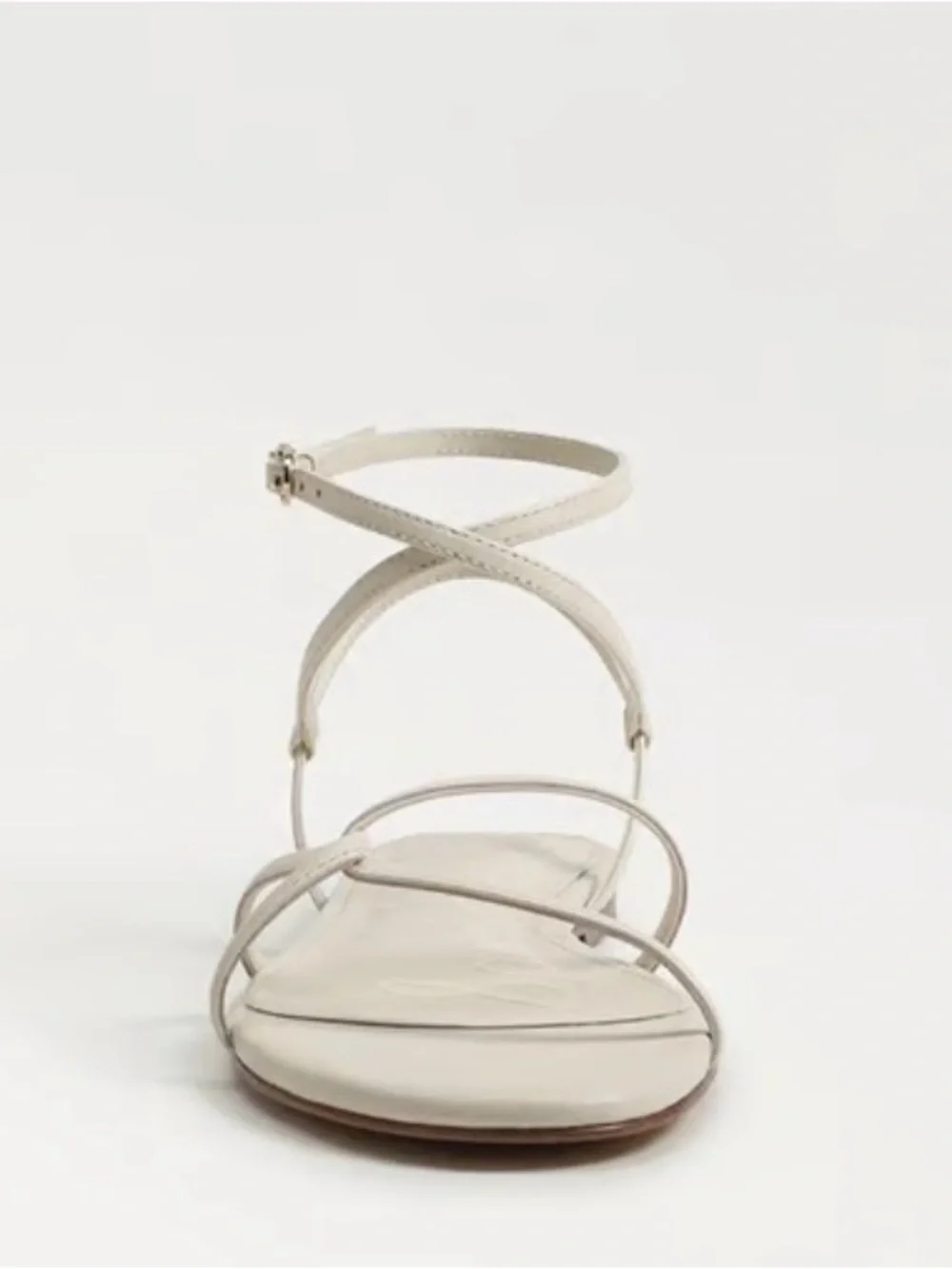 Sam Edelman Cream Strappy Wrap Sandals